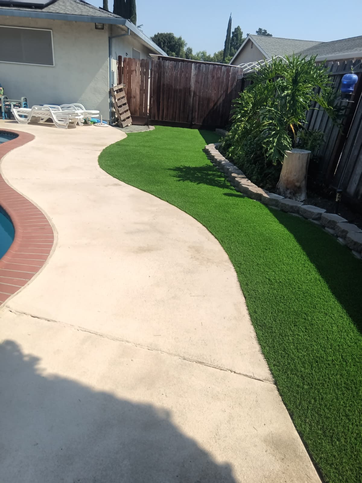 Concrete patios and driveways