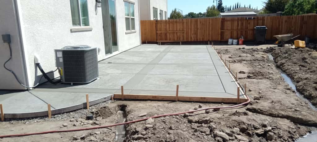 Concrete stairs